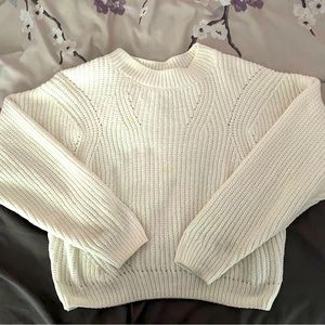 Girls White Sweater